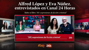 Entrevista a Alfred López y Eva Núñez en el Canal 24 Horas de RTVE