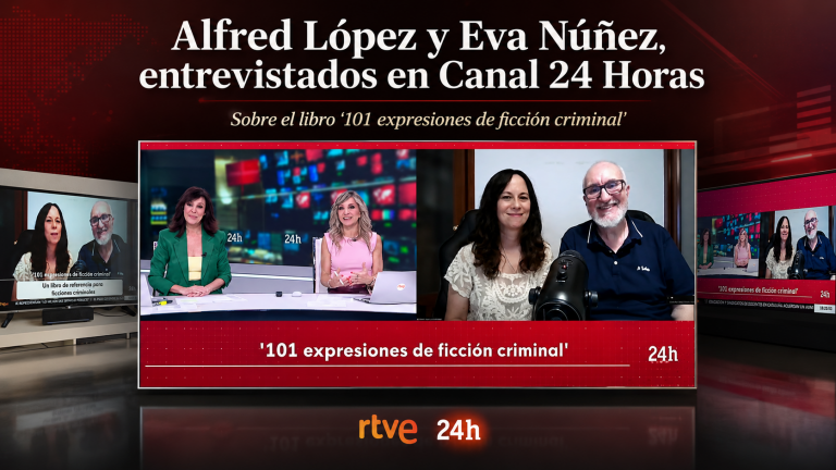 Entrevista a Alfred López y Eva Núñez en el Canal 24 Horas de RTVE
